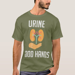 Camiseta Orina Buenas Manos Graciosa Diálisis Pun Chiste Té