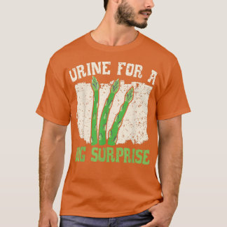 Camiseta Orina Para Una Gran Sorpresa De Espárragos Vegetal