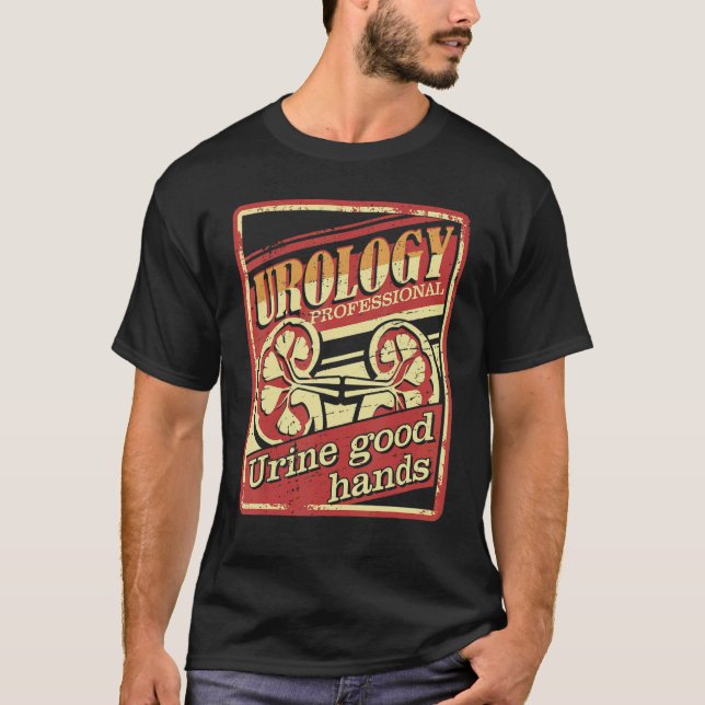 Camiseta Orina Riñón Buenas Manos Urología (Anverso)