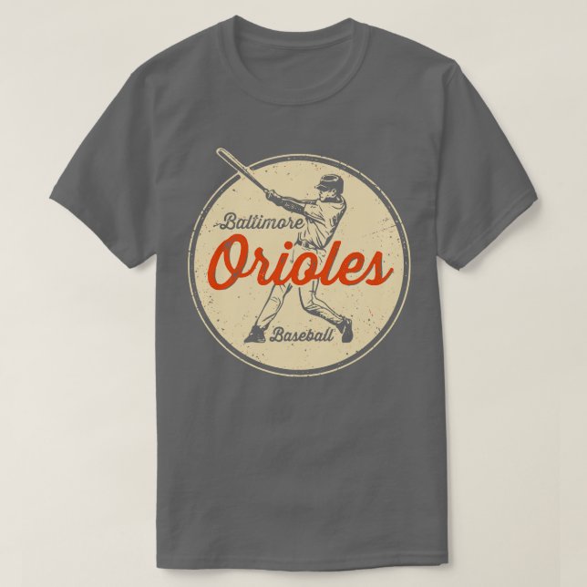 Camiseta Orioles vintage 1 (Diseño del anverso)