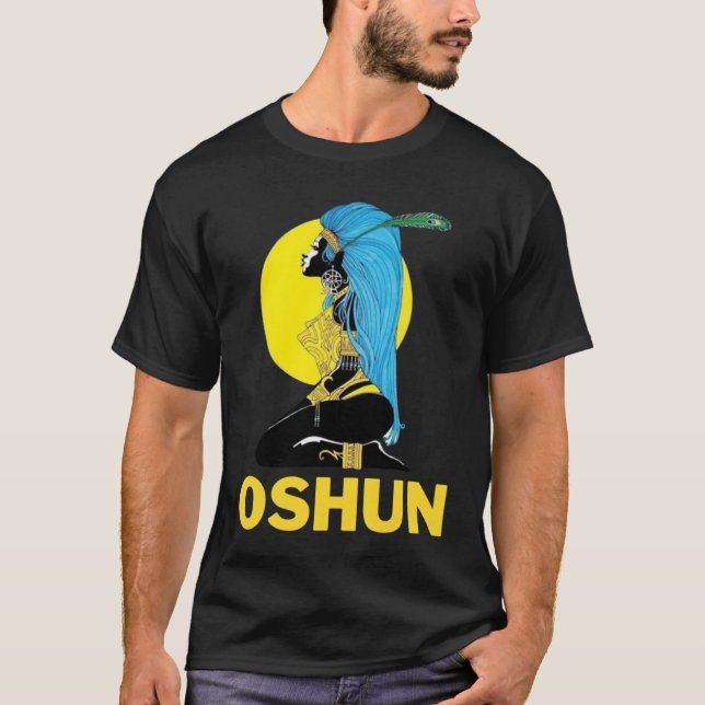 Camiseta Orisha Oshun Diosa de la Divinidad Femininity y L (Anverso)