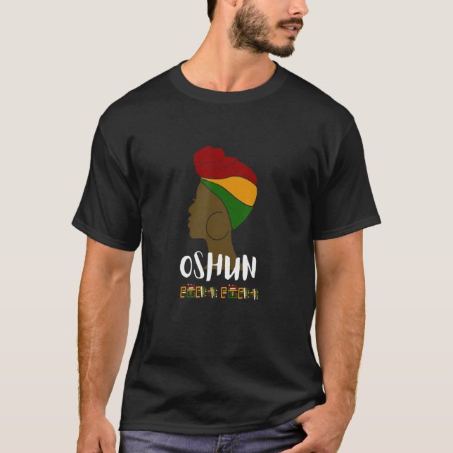 Camiseta Orisha Oshun Diosa De La Divinidad Femininity Y L (Anverso)