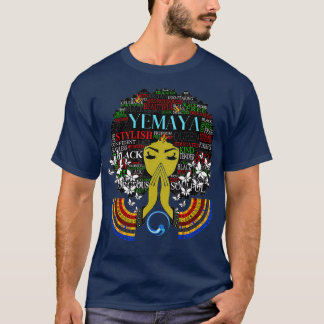 Camiseta Orisha Yemaya la diosa del océano la gran mayoría