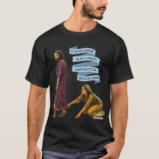 Camiseta Orla de su vestidura muchacho