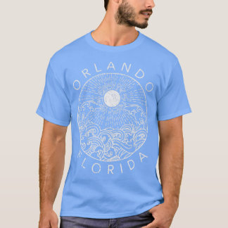 Camiseta Orlando Beach Florida Vacation Ocean Retro Souveni