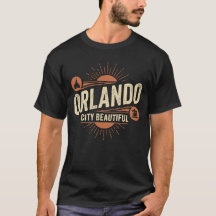 Orlando Ciudad Hermosa Retro Florida Amanecer