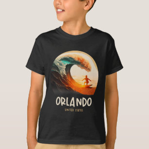 Camiseta Orlando Estados Unidos Surf Patineta de surf