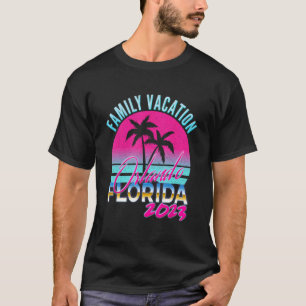 Camiseta Orlando Florida Family Vacation 2023 Vintage Match