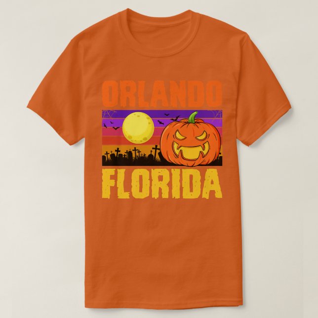 Camiseta Orlando Florida Happy Halloween Fiesta Ciudad loca (Diseño del anverso)