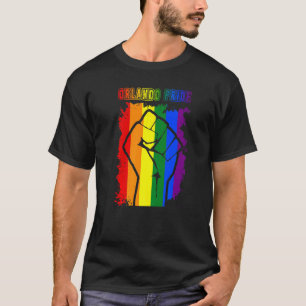 Camiseta Orlando Florida Lgbt Pride Mes Lgbtq Rainbow Fla