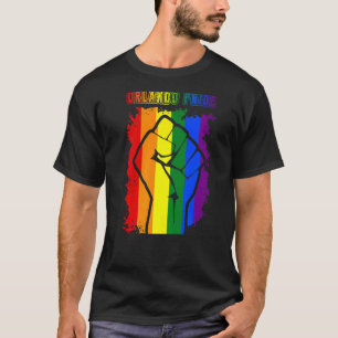 Camiseta Orlando Florida Lgbt Pride Mes Lgbtq Rainbow Fla