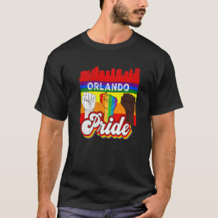 Camiseta Orlando Florida Orgullo Rainbow Gay Pride Bandera