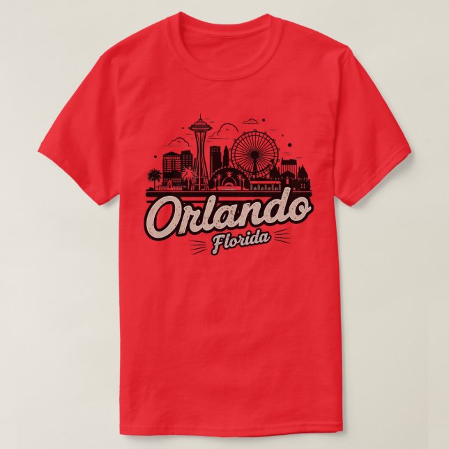 Camiseta Orlando florida TShirt 2 (Diseño del anverso)