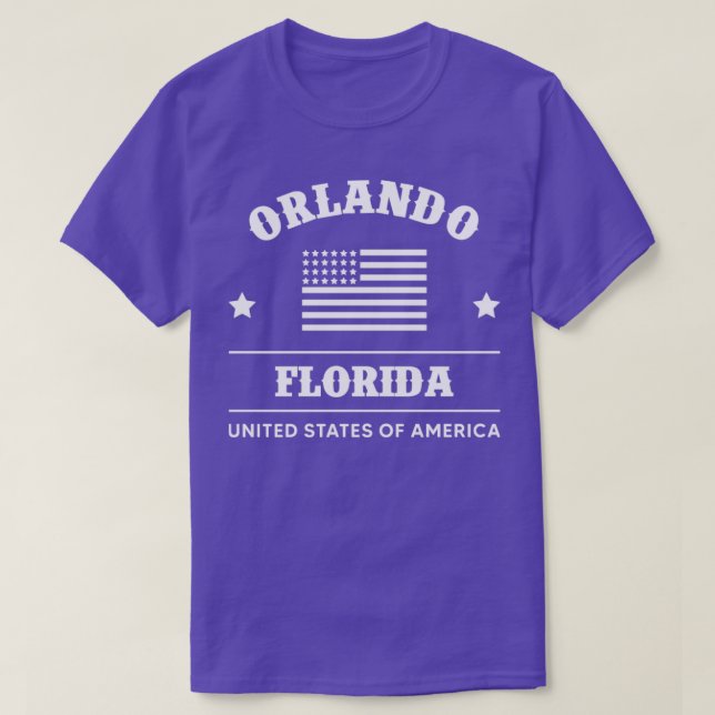 Camiseta Orlando Florida USA (Diseño del anverso)