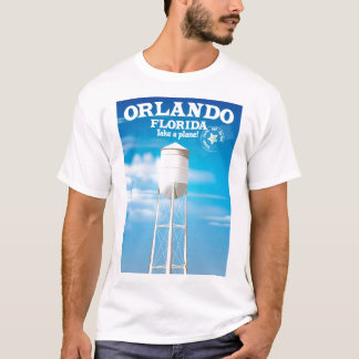 Camiseta Orlando, Florida Water Tower, viaje impreso.