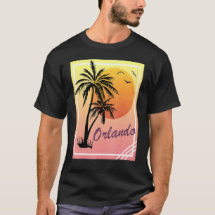 Camiseta Orlando Retro Vintage Sunset