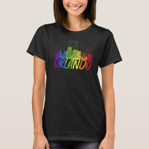 Camiseta Orlando Skyline Pride Parade Orlando