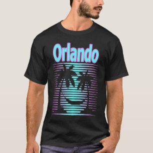 Camiseta Orlando Travel Retro Beach Vacation Souvenir