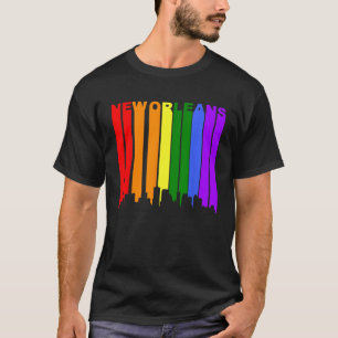 Camiseta Orleans Louisiana LGBTQ Orgullo gay arcoiris Skyl