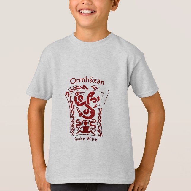 Camiseta Ormhäxan Snake Witch Rune (Anverso)