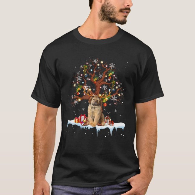 Camiseta Ornamen a los Navidades de vestuario de renos de M (Anverso)