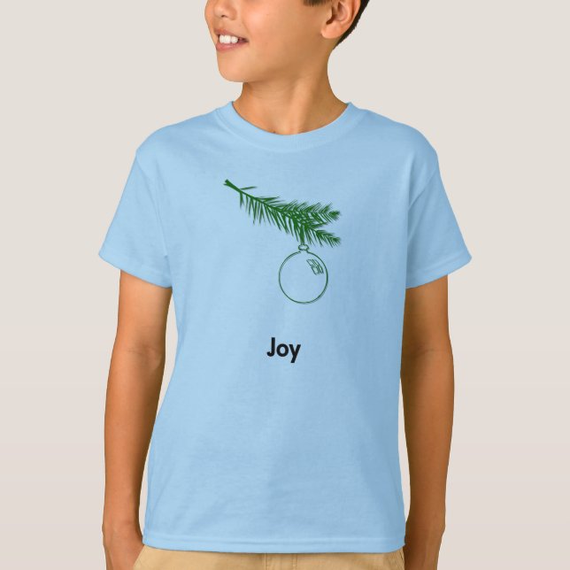 Camiseta Ornament Joy (Anverso)