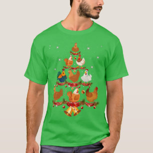 Camiseta Ornamento D de navidad divertida y luminosa en el