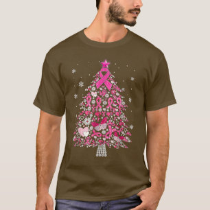 Camiseta Ornamento de cáncer de mama Decoración Árbol de Na