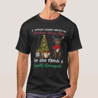 Camiseta Ornamento del árbol de navidad de los renos Lagott