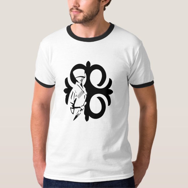 Camiseta Ornamento del Cáucaso del hombre (Anverso)