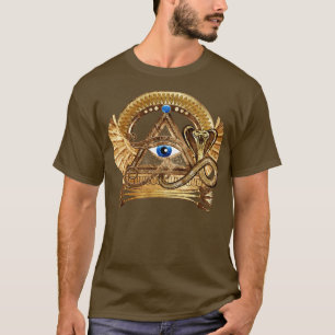 Camiseta Ornamento egipcio de Horus Wadjet
