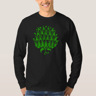 Camiseta Ornamento floral clásico ilustración botánica