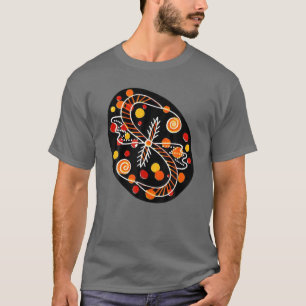 Camiseta Ornamento floral de huevo de pascua ucraniano Pysa