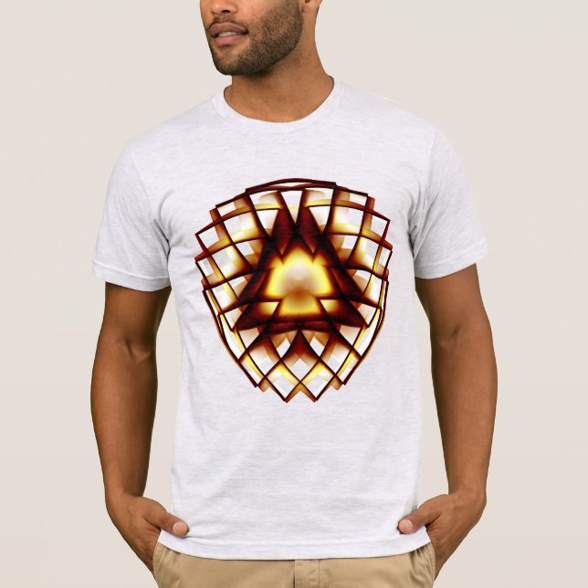 Camiseta Ornamento geométrico místico (Anverso)