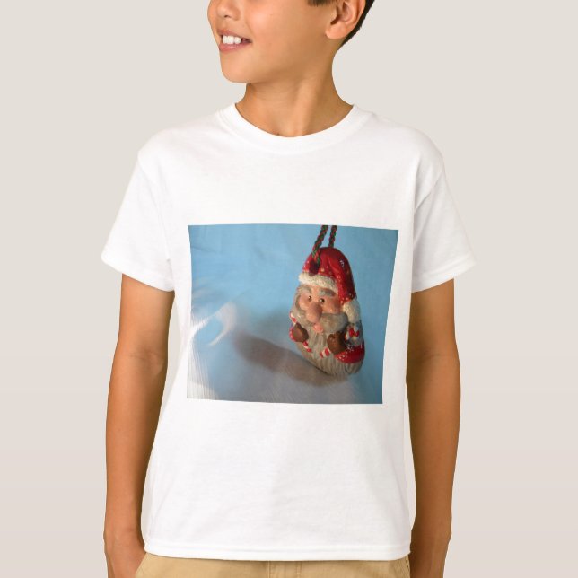 Camiseta Ornamento rojo de Santa (Anverso)
