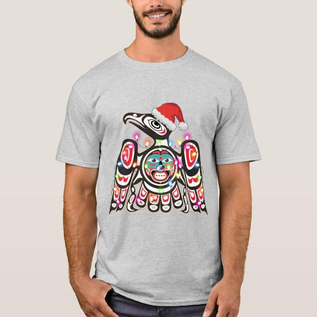 Camiseta Ornamento simbolismo de Haida Thunderbird Destino  (Anverso)