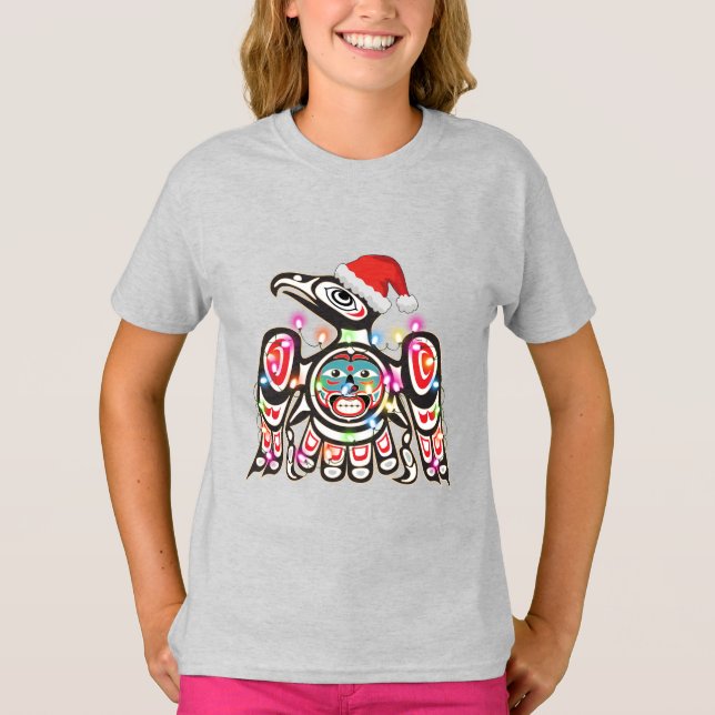 Camiseta Ornamento simbolismo de Haida Thunderbird Destino  (Anverso)