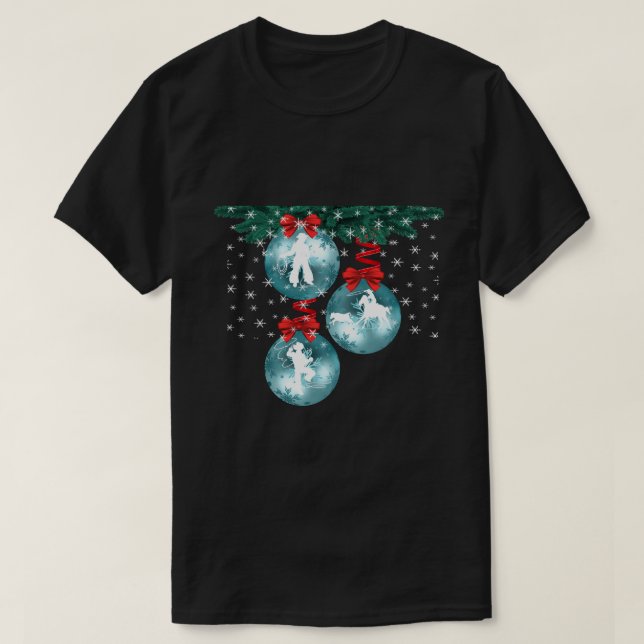 Camiseta Ornamentos de eventos de rodeo occidental (Diseño del anverso)