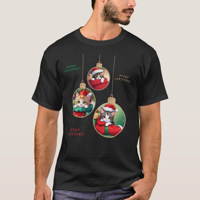 Camiseta "Ornamentos de Navidad míseros" (Anverso)