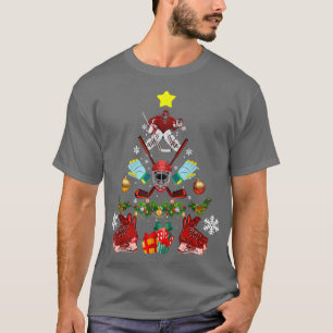 Camiseta Ornamentos divertidos de árbol de Navidad de hocke