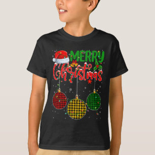 Camiseta Ornamentos divertidos de voleibol iluminan árboles