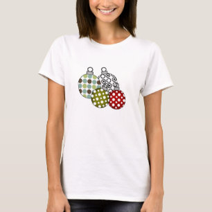 Camiseta Ornamentos retros del día de fiesta