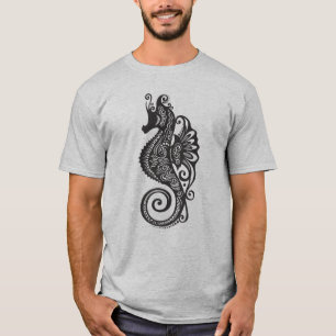 Camiseta Ornata de Caballo Marino con Mandala Trib