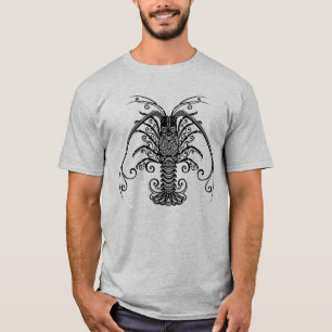 Camiseta Ornata de Langostino con Mandala Tribal I