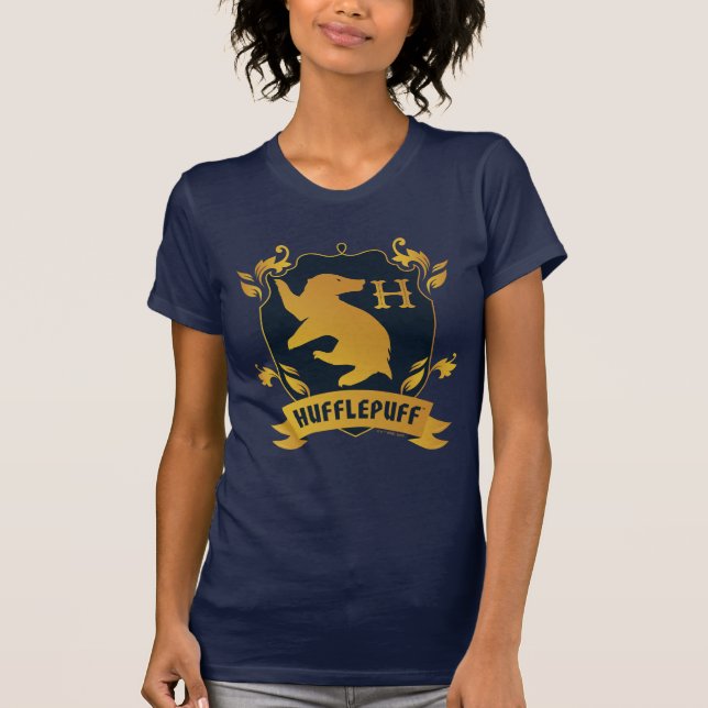Camiseta Ornate HUFFLEPUFF™ House Escudo (Anverso)