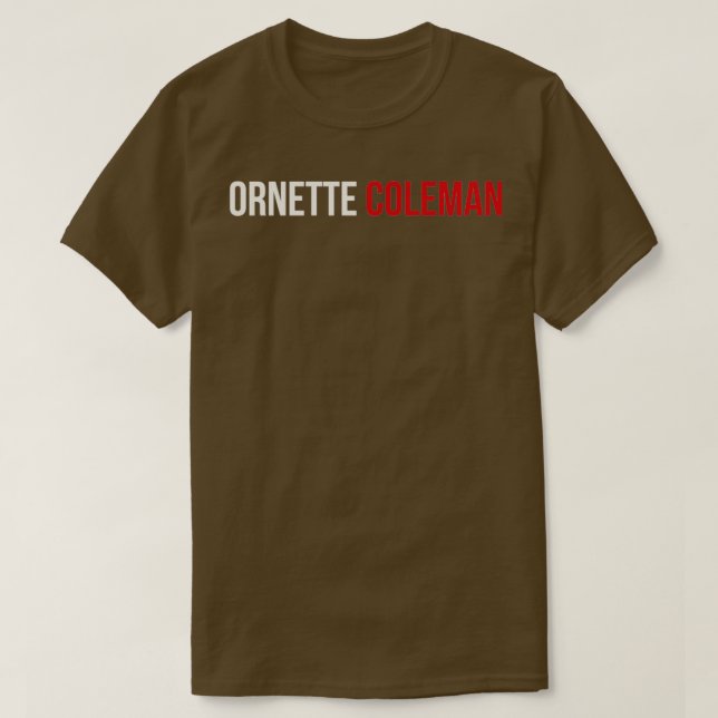 Camiseta Ornette Coleman (Diseño del anverso)
