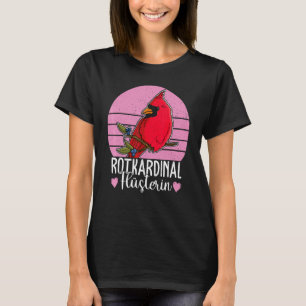 Camiseta Ornit del Jardín de Pájaros Rojos