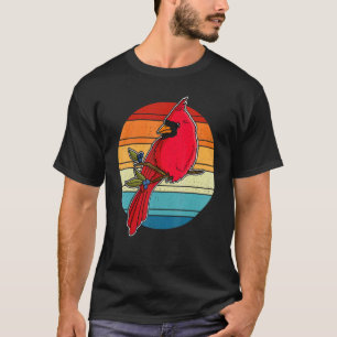 Camiseta Ornit del Jardín de Pájaros Rojos