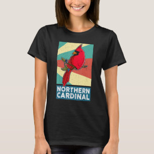 Camiseta Ornit del Jardín de Pájaros Rojos