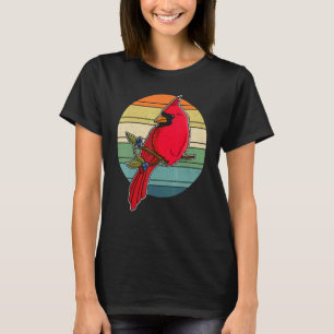Camiseta Ornit del Jardín de Pájaros Rojos